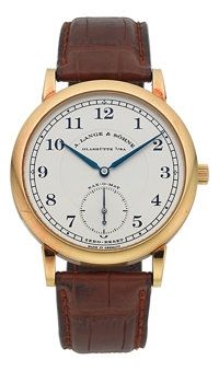 A. Lange & Sohne 1815 Sax-O-Mat Automatik 18k Gold Wristwatch.Ref. 303.021 Circa 2004....
