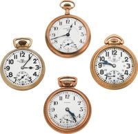 Two Ball's, Santa Fe Special & Howard Pocket Watches Runners.... (Total: 4 Items)