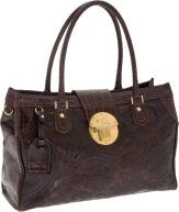 Etro Tooled Leather & Pressed Crocodile Large Tote.... (Total.2 Items)