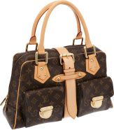 Louis Vuitton Monogram Canvas Manhattan Shoulder Bag....