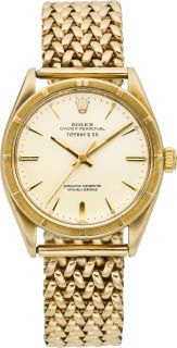 Rolex Ref. 1007 Gold Oyster Perpetual For Tiffany & Co., circa.1950's....