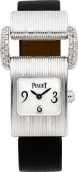 Piaget Ref. 5221 Miss Protocole White Gold & Diamond Lady's.Watch....