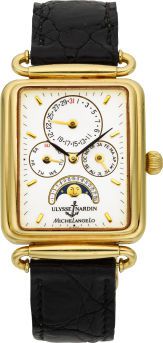 Ulysse Nardin Michelangelo Gold Automatic Calendar With Moon.Phase....