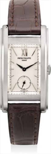 Patek Philippe Follow;Ref. 5105P;A very fine and extremely rare platinum limited edition wristwatch with original certificate and presentation box