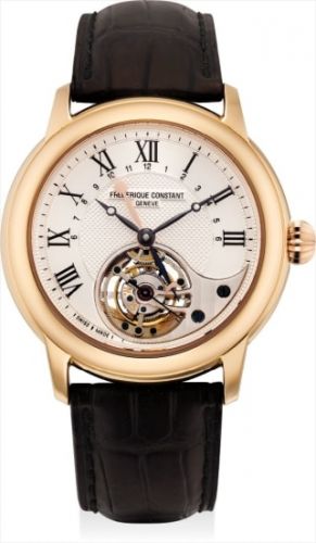 Frédérique Constant Follow;Ref. FC980MC4H9;A fine pink gold tourbillon wristwatch with day and night indicator, numbered 25 of a limited edition of 188 pieces