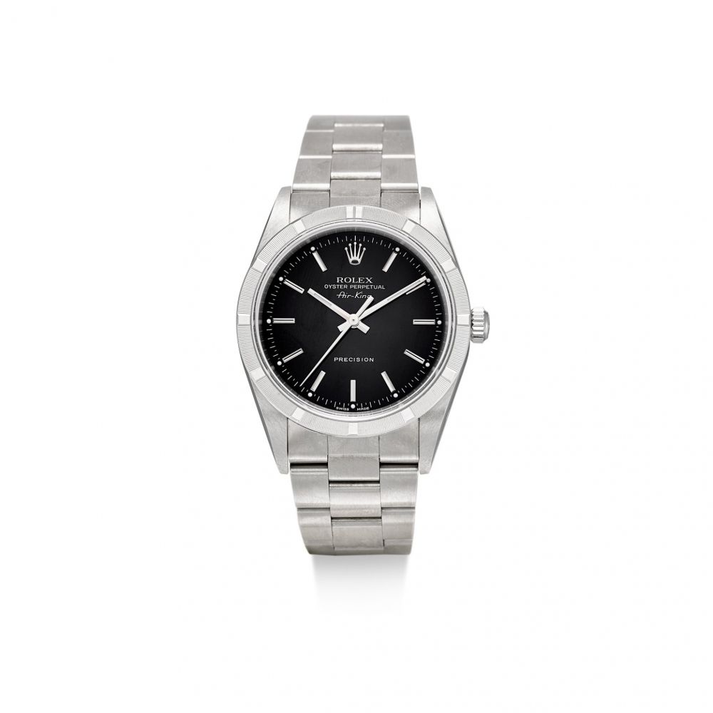 ROLEX | AIRKING, REFERENCE 14010 A STAINLESS STEEL WRISTWATCH WITH BRACELET, CIRCA 2000