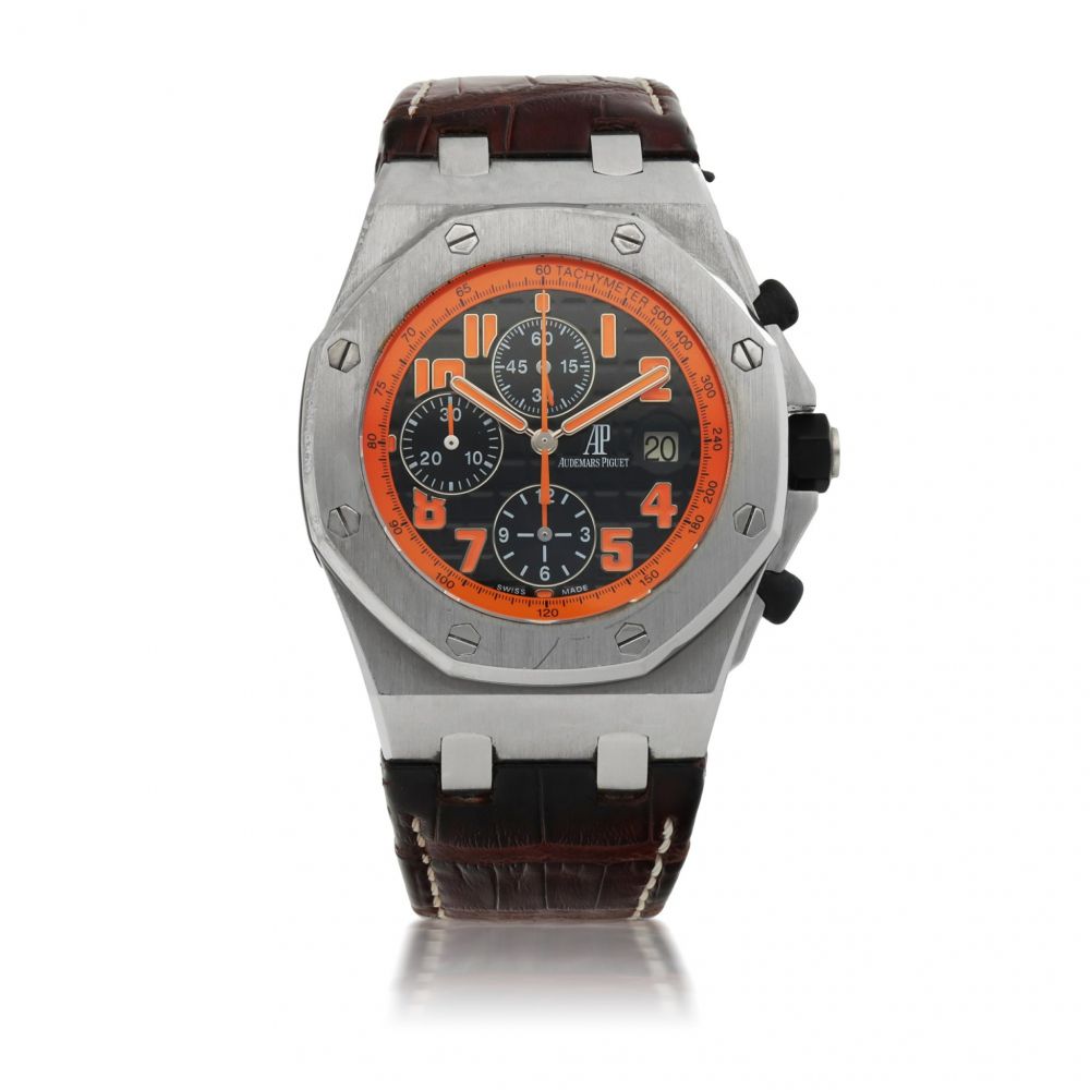 AUDEMARS PIGUET | ROYAL OAK OFFSHORE ‘VOLCANO’, REF 26170ST.00.D101CR.01 STAINLESS STEEL CHRONOGRAPH WRISTWATCH WITH DATE CIRCA 2013