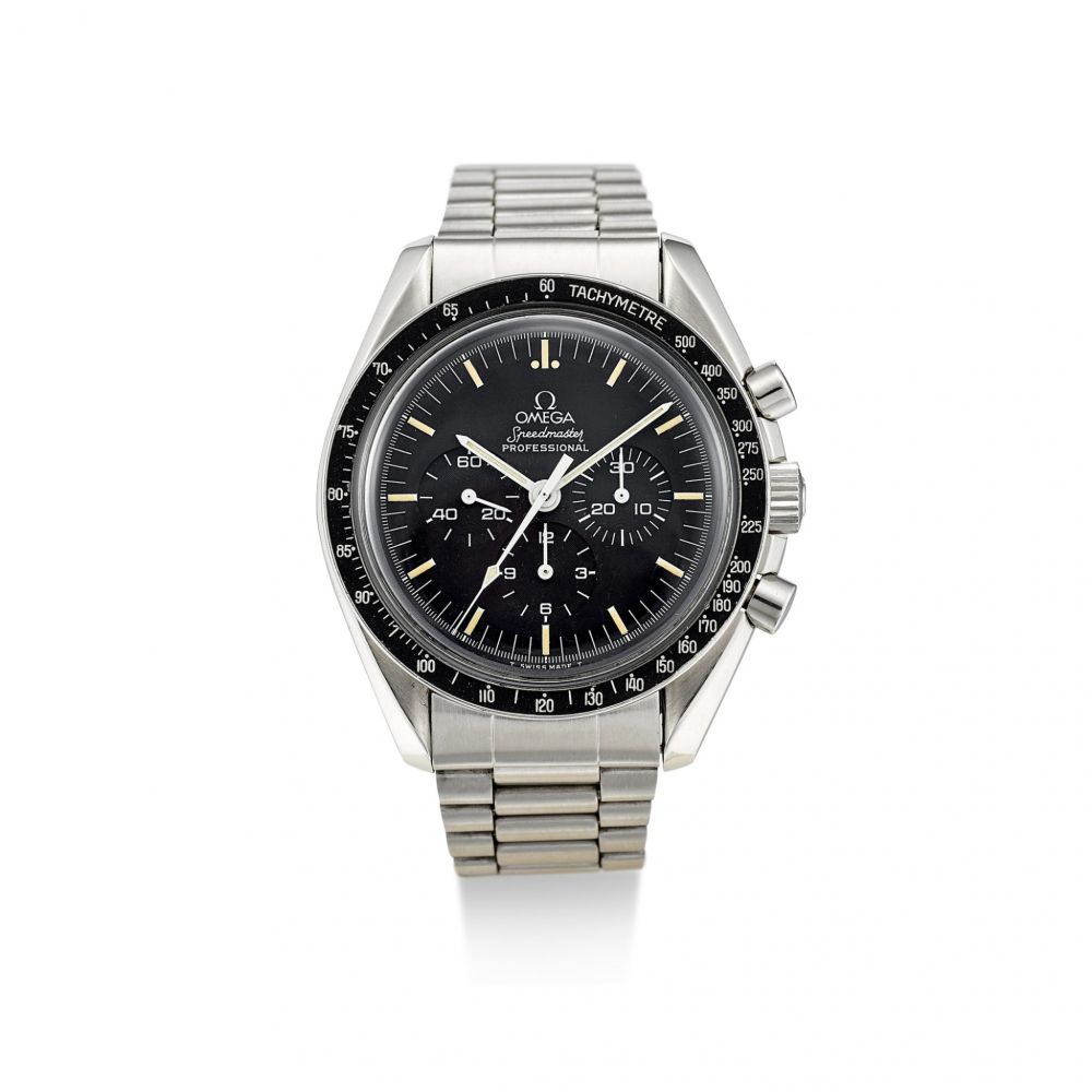 OMEGA | SPEEDMASTER, REFERENCE ST145022 A STAINLESS STEEL CHRONOGRAPH WRISTWATCH WITH BRACELET, CIRCA 1984