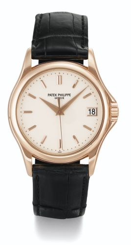 Patek Philippe A FINE PINK GOLD AUTOMATIC CENTRE SECONDS WRISTWATCH WITH DATE REF 5127 MVT 3404163 CASE 4311387 MADE IN 2005