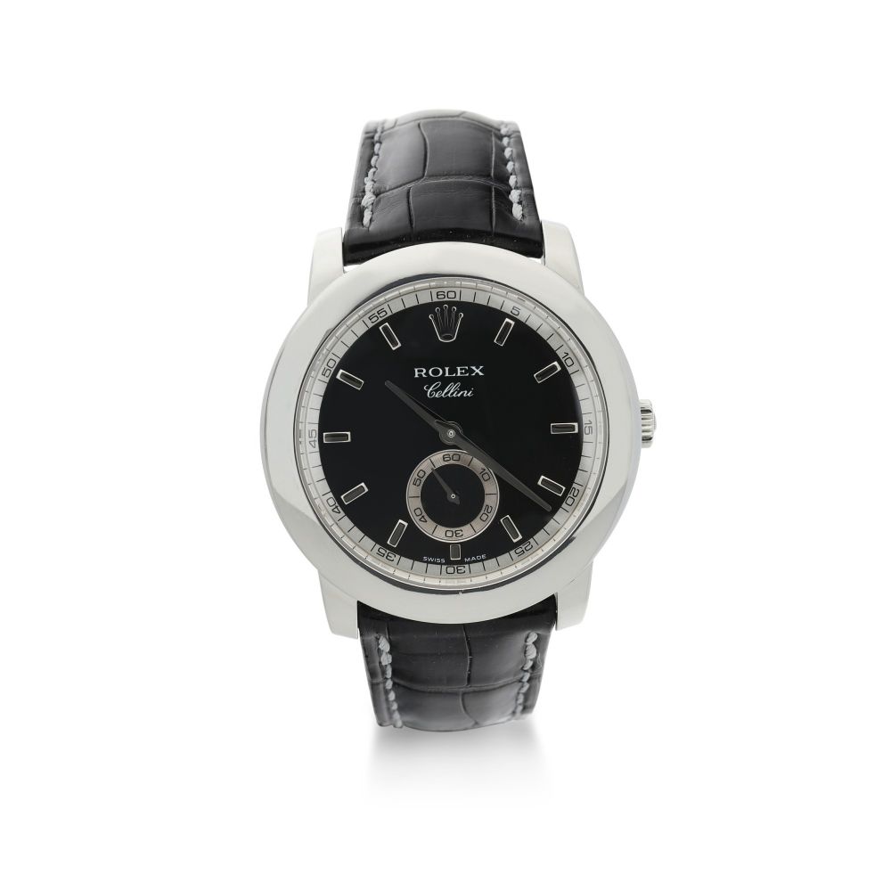ROLEX | REFERENCE 5241 CELLINI A PLATINUM WRISTWATCH, CIRCA 2001
