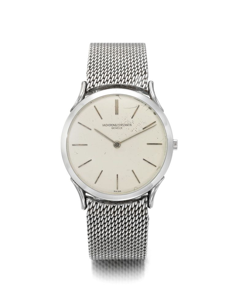 VACHERON CONSTANTIN | REFERENCE 4961 WHITE GOLD WRISTWATCH WITH ASSOCIATED BRACELET, CIRCA 1980