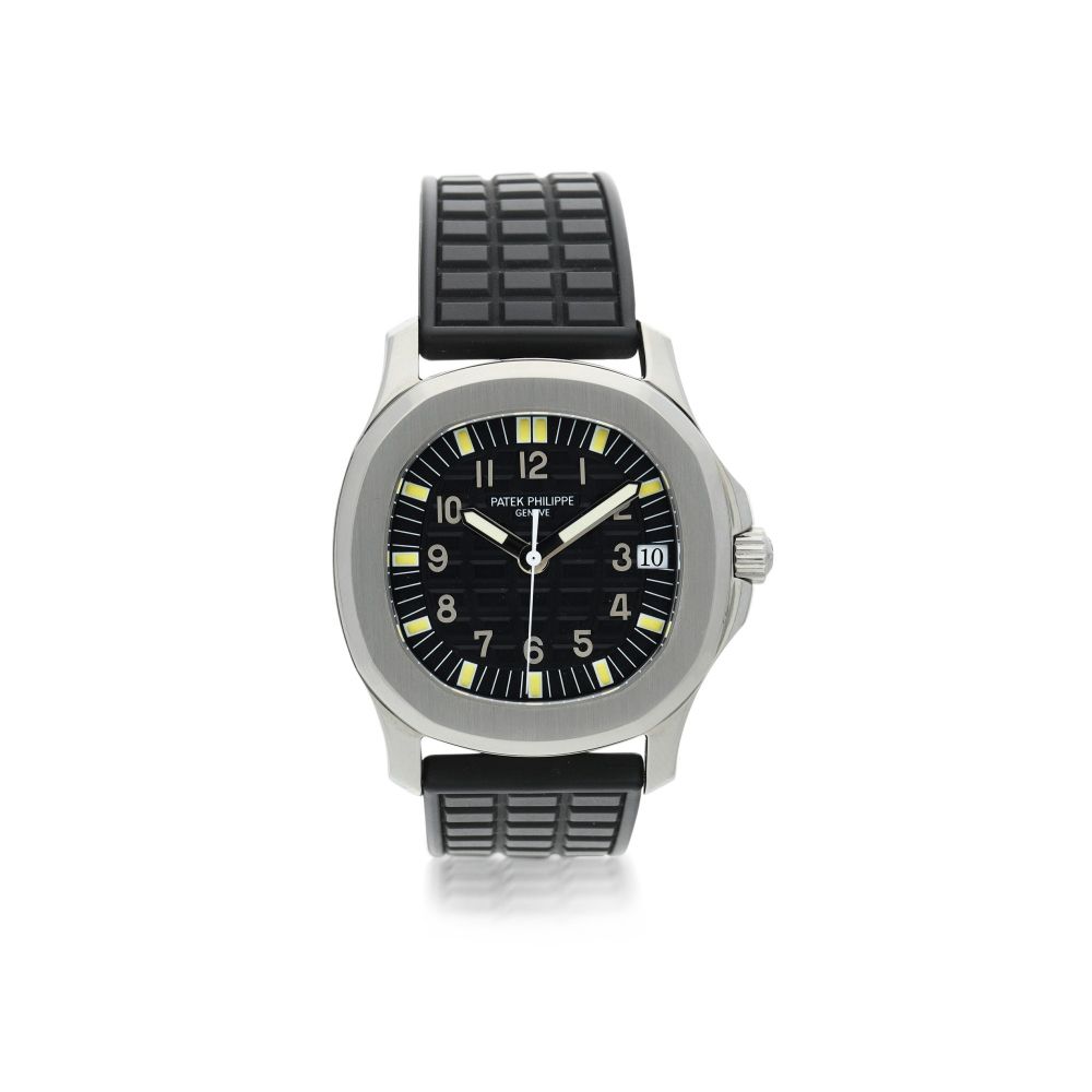 PATEK PHILIPPE | REFERENCE 5060 AQUANAUT A STAINLESS STEEL AUTOMATIC WRISTWATCH WITH DATE MADE IN 1997