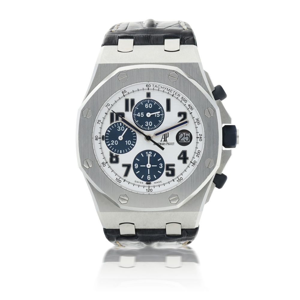 AUDEMARS PIGUET | REFERENCE 26170 ROYAL OAK OFFSHORE A LIMITED EDITION STAINLESS STEEL AUTOMATIC CHRONOGRAPH WRISTWATCH WITH DATE, CIRCA 2011