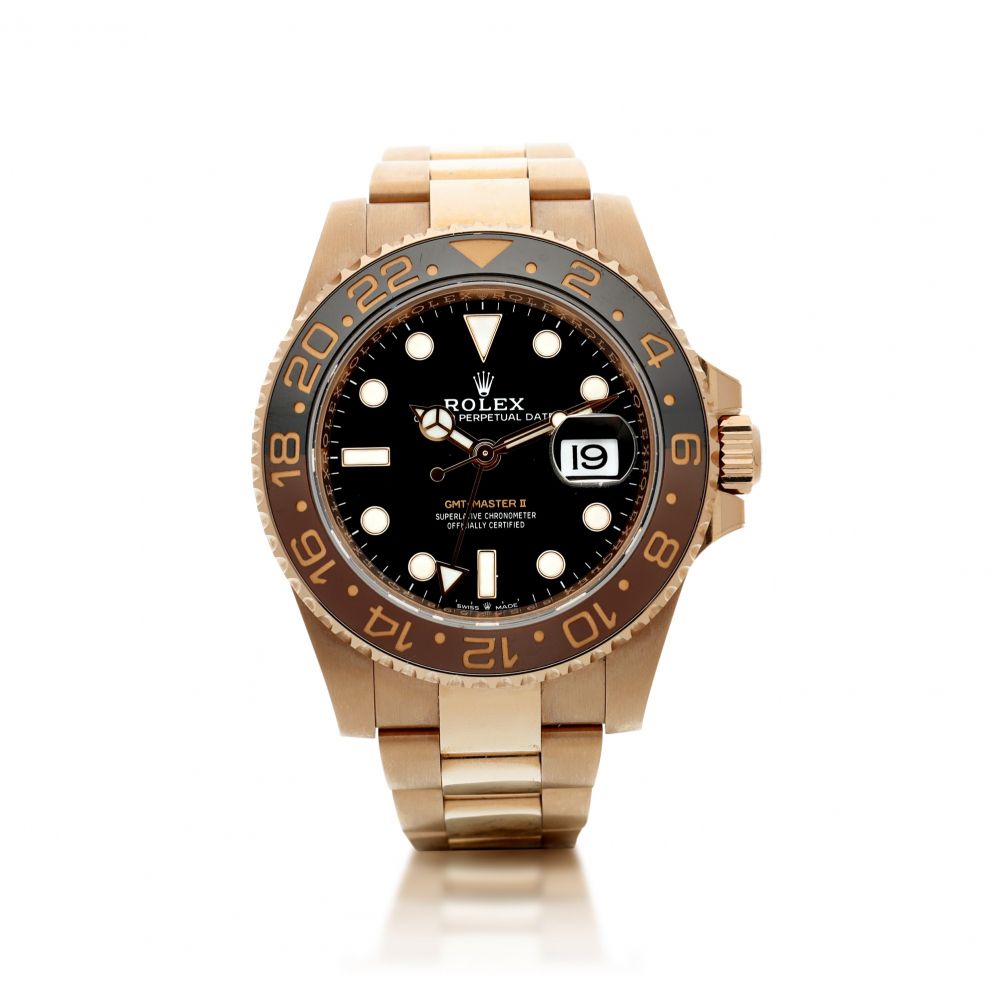 Rolex GMT Master II Or coloré Céramique Bezel Brown Dial Tachymeter – Copie  Montre France