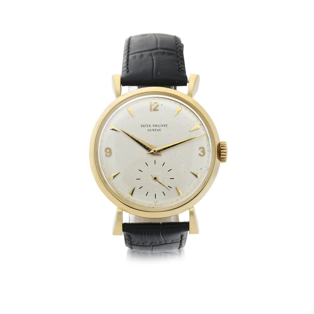 PATEK PHILIPPE | REFERENCE 2459 CALATRAVA 'TOPOLINO' A YELLOW GOLD WRISTWATCH, MADE IN 1949