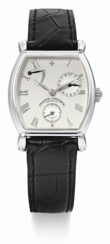 Vacheron Constantin.A WHITE GOLD AUTOMATIC WRISTWATCH WITH DATE AND POWER RESERVE INDICATION REF 47240 JUBILEE 240 CIRCA 1995