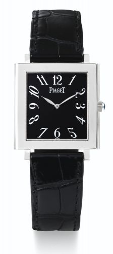 Piaget.A WHITE GOLD SQUARE WRISTWATCH REF 9930 SERIAL 886868 CIRCA 2002