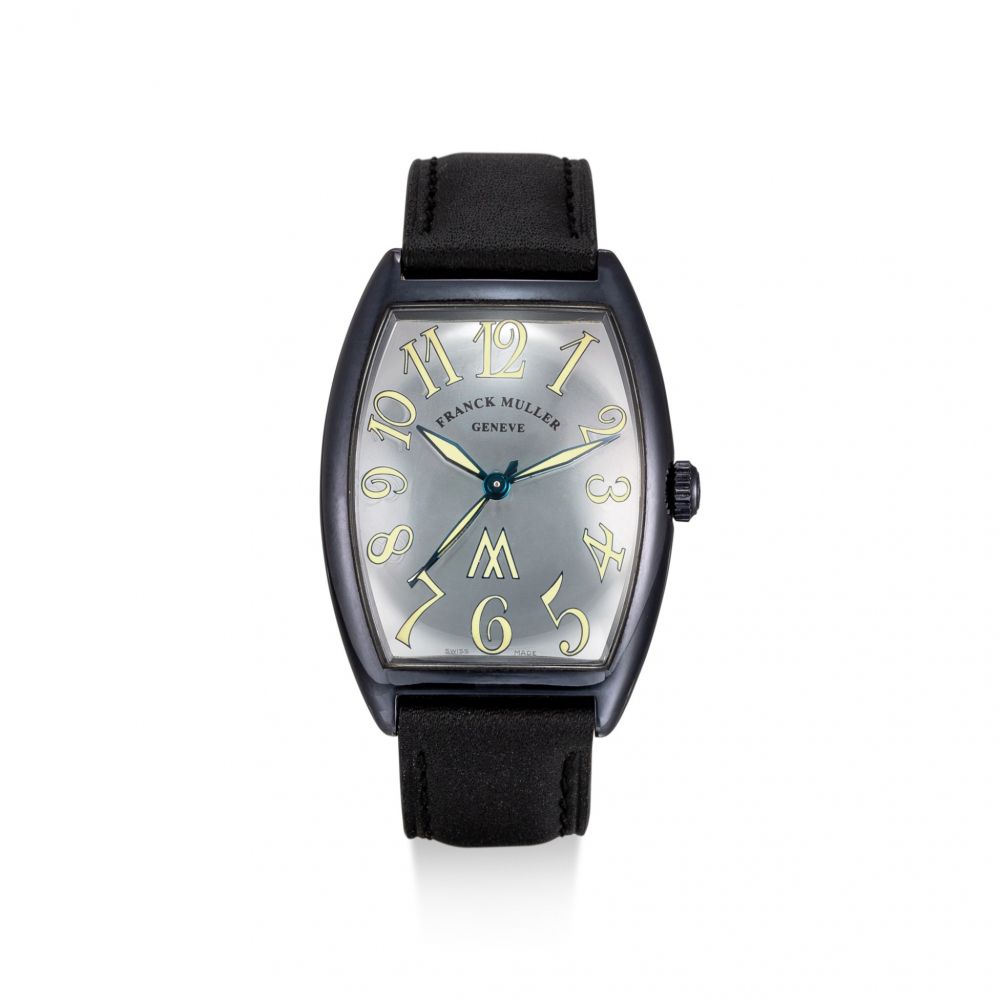 FRANCK MULLER | CASABLANCA MARCUS, REFERENCE 2852 SC, A PVD-COATED STAINLESS STEEL WRISTWATCH, CIRCA 2000