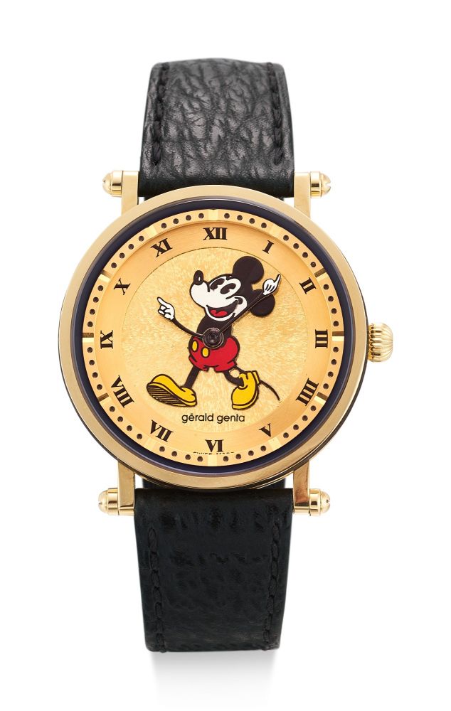 GERALD GENTA | GEFICA, REFERENCE G.3290.7 A YELLOW GOLD WRISTWATCH, CIRCA 1995