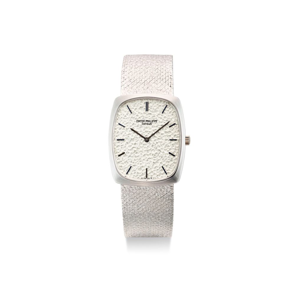 PATEK PHILIPPE | REFERENCE 3567 A WHITE GOLD BRACELET WATCH, CIRCA 1970