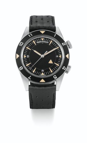 Jaeger-LeCoultre.A LIMITED EDITION STAINLESS STEEL AUTOMATIC CENTER SECONDS WRISTWATCH WITH ALARM NO 268/959 MEMOVOX TRIBUTE TO DEEP SEA CIRCA 2010