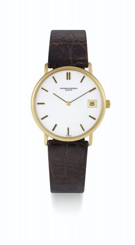 Vacheron Constantin.A YELLOW GOLD AUTOMATIC WRISTWATCH WITH DATE REF 2050 CASE 469763 CIRCA 1970