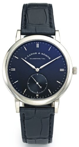 A. Lange & Söhne.A FINE WHITE GOLD AUTOMATIC WRISTWATCH REF 307.029 MVT 52891 CASE 169026 GRAND SAXONIA AUTOMATIK CIRCA 2001