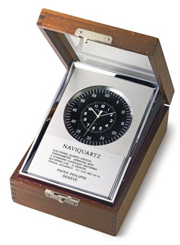 Patek Philippe.AN ALUMINUM CHRONOMETER TIMEPIECE WITH CENTER SECONDS REF E 1202 NO 690594 MADE IN 1970