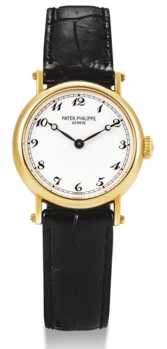 Patek Philippe.A LADY'S YELLOW GOLD WRISTWATCH REF 4860 MVT 3075071 CASE 4293525 CIRCA 1994.A LADY'S YELLOW GOLD WRISTWATCH REF 4860 MVT 3075071 CASE 4293525 CIRCA 1994