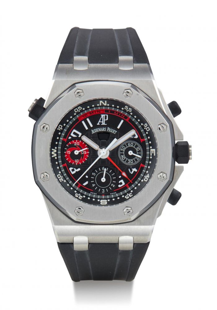 AUDEMARS PIGUET | ROYAL OAK OFFSHORE ALINGHI POLARIS, REFERENCE 26040ST, A LIMITED EDITION STAINLESS STEEL FLYBACK CHRONOGRAPH WRISTWATCH, CIRCA 2005