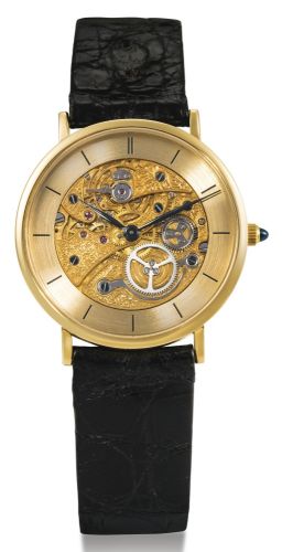 Vacheron Constantin.A YELLOW GOLD SKELETONIZED WRISTWATCH REF 36002 CASE 555811 CIRCA 1990.A YELLOW GOLD SKELETONIZED WRISTWATCH REF 36002 CASE 555811 CIRCA 1990