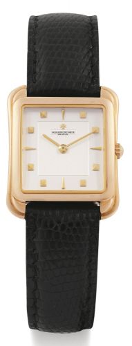 Vacheron Constantin.A PINK GOLD CUSHION-FORM WRISTWATCH REF 31100 CASE 617501 TOLEDO CIRCA 1990.A PINK GOLD CUSHION-FORM WRISTWATCH REF 31100 CASE 617501 TOLEDO CIRCA 1990