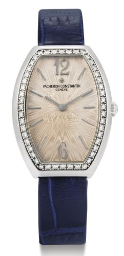 Vacheron Constantin.A LADY'S WHITE GOLD AND DIAMOND-SET TONNEAU-FORM WRISTWATCH REF 25540 CASE 790996 EGÉRIE CIRCA 2005.A LADY'S WHITE GOLD AND DIAMOND-SET TONNEAU-FORM WRISTWATCH REF 25540 CASE 790996 EGÉRIE CIRCA 2005