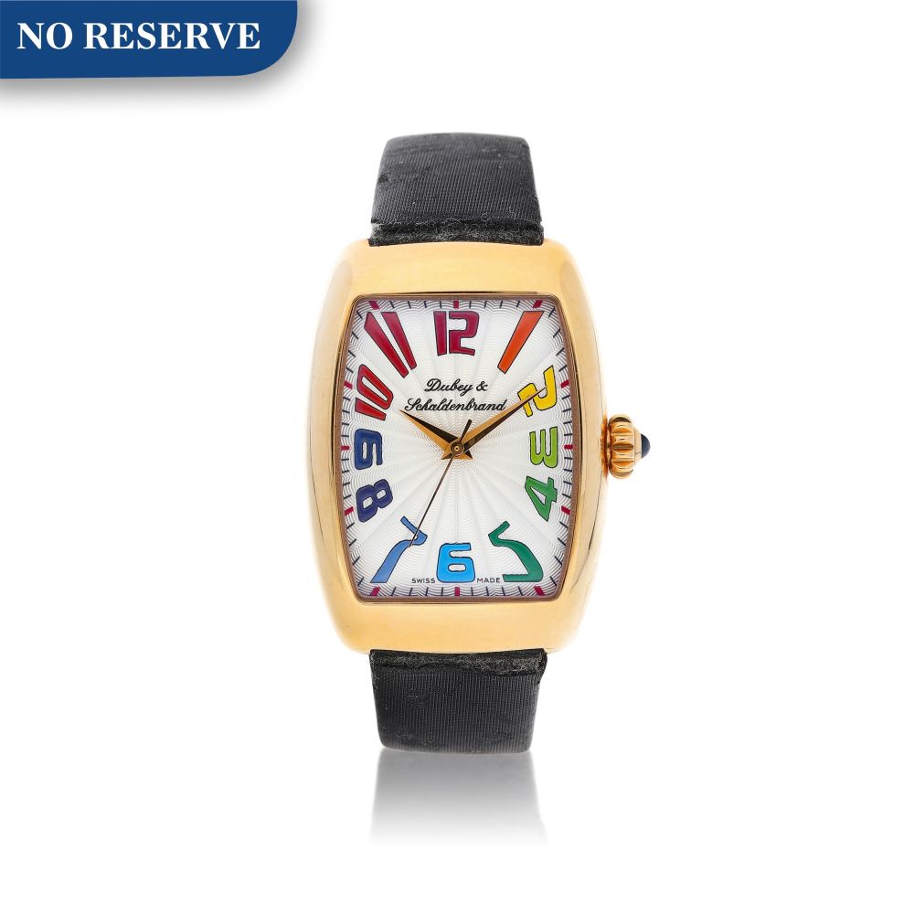 Dubey & Schaldenbrand | Lady Rainbow, A limited edition pink gold wristwatch, Circa 2000 | Lady Rainbow 限量版粉紅金腕錶，約2000年製