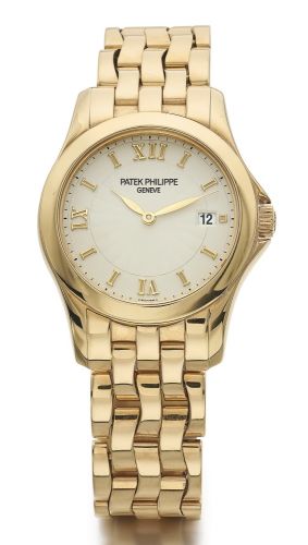 Patek Philippe A LADY'S YELLOW GOLD WRISTWATCH WITH DATE REF 4906/1 MVT 3158865 CASE 4165040 MADE IN 2003