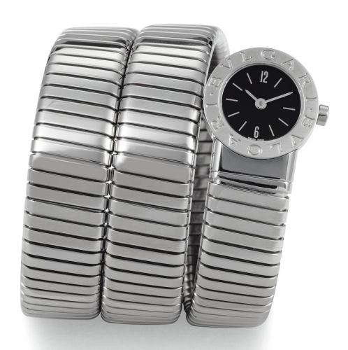 Bulgari A LADY'S STAINLESS STEEL BANGLE WATCH TUBOGAS CIRCA 2013
