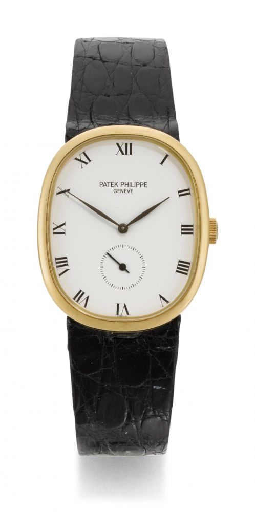 PATEK PHILIPPE | ELLIPSE, REFERENCE 3948 YELLOW GOLD WRISTWATCH MADE IN 1987