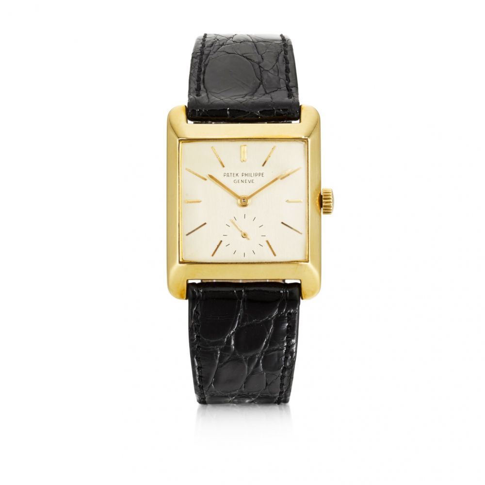 PATEK PHILIPPE | CARRÉ-TORTUE, REF. 2488 YELLOW GOLD SQUARE WRISTWATCH MADE IN 1952