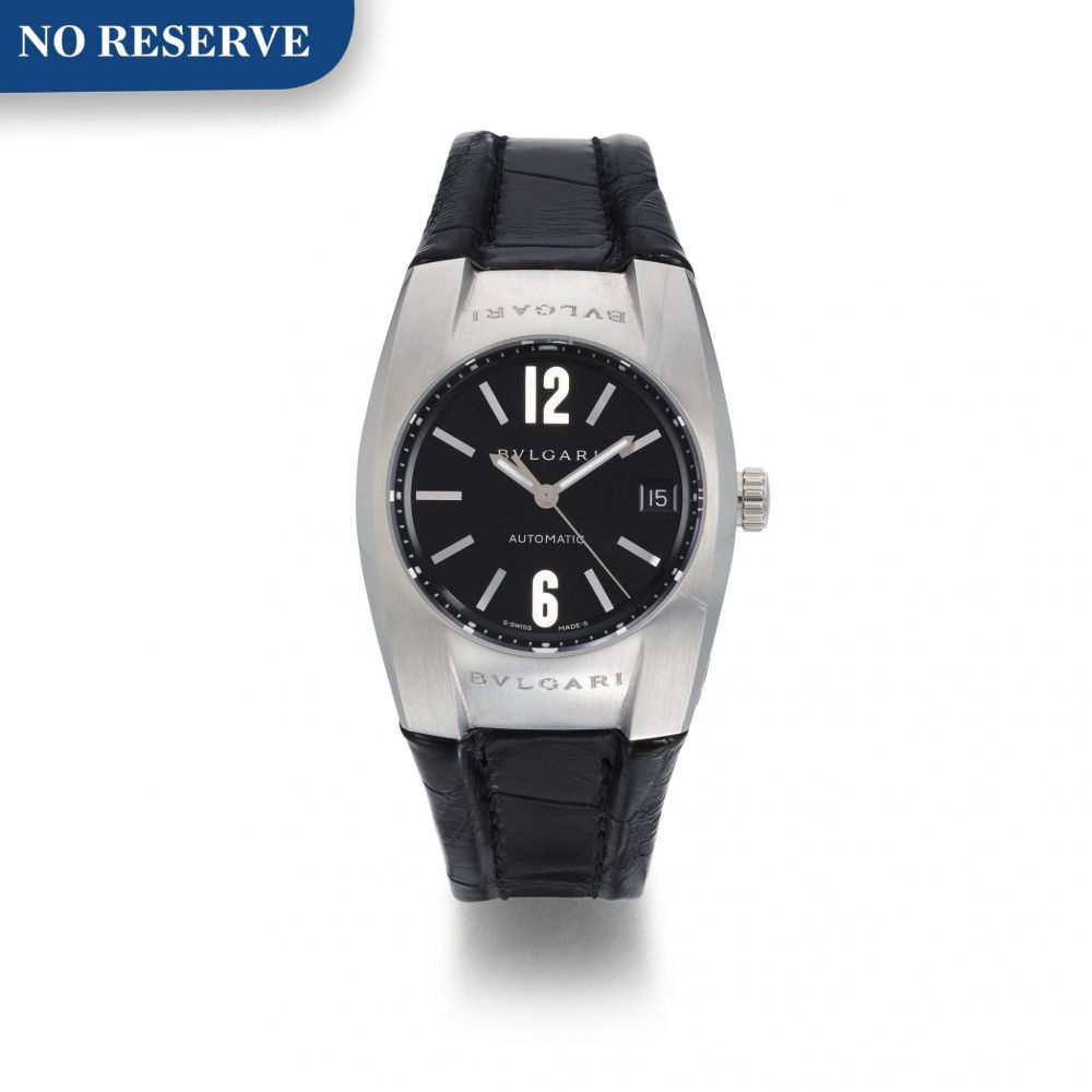 BULGARI | ERGON, REF EG 35 S STAINLESS STEEL WRISTWATCH WITH DATE CIRCA 2000