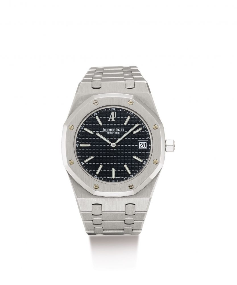 AUDEMARS PIGUET | ROYAL OAK, REFERENCE 15202ST A STAINLESS STEEL BRACELET WATCH WITH DATE, CIRCA 2008 | 愛彼 | Royal Oak 型號15202ST 精鋼鏈帶腕錶，備日期顯示，機芯編號571946，錶殼編號E-93085，約2008年製