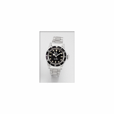 A STAINLESS STEEL AUTOMATIC CENTRE SECONDS WRISTWATCH ROLEX OYSTER PERPETUAL SUBMARINER