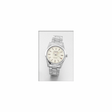 A STAINLESS STEEL AUTOMATIC CENTRE SECONDS ANTI-MAGNETIC WRISTWATCH ROLEX MILGAUSS