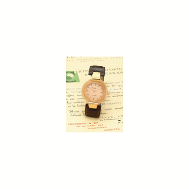 A FINE AND RARE PINK GOLD WRISTWATCH WITH UNUSUAL LUGS, PATEK PHILIPPE & CO., GEN