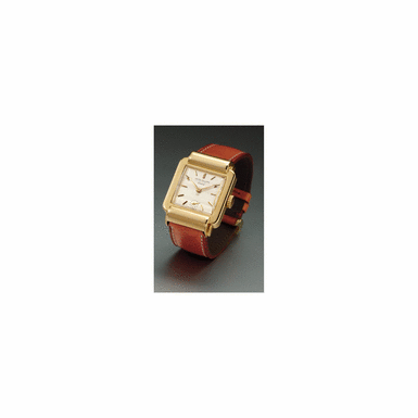 A GOLD SQUARE WRISTWATCH WITH HOODED LUGS, PATEK PHILIPPE & CO., GEN