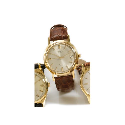 A fine and rare gold automatic sweep seconds wristwatch with date, Vacheron & Constantin, ref. 6594 circa 1965