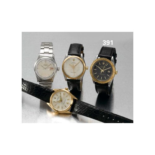 A stainless steel and gold automatic sweep seconds wristwatch with date and revolving bezel, Rolex, Oyster Perpetual, 'Datejust Turn-O-Graph', ref. 16253 circa 1979