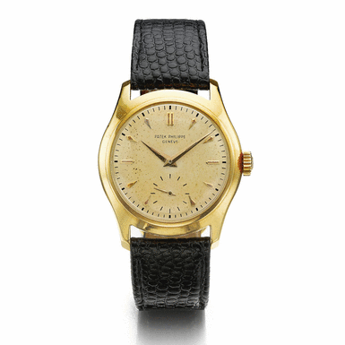 PATEK PHILIPPE - A GOLD WRISTWATCH 1957 REF 2532J GRANDE CALATRAVA MVT 728215 CASE 694005