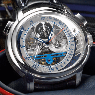 AUDEMARS PIGUET, A FINE&&NBSP - LIMITED EDITION PLATINUM TOURBILLON CHRONOGRAPH WRISTWATCH WITH REGISTERS AND POWER RESERVE INDICATION CIRCA&&NBSP - 2006 MILLENARY MC12 NO 6/150