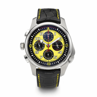 GIRARD-PERREGAUX - AN OVERSIZED LIMITED EDITION AUTOMATIC CHRONOGRAPH WRISTWATCH WITH REGISTERS, 24-HOUR INDICATIONS AND DATE 2006 REF 49930 RD01 NO 2/20