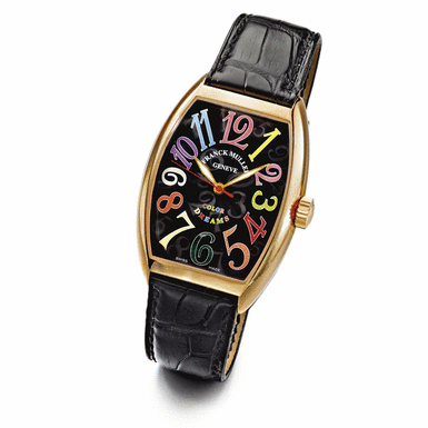 Property of a Gentleman - FRANCK MULLER - A LARGE 18K PINK GOLD AUTOMATIC SWEEP SECONDS TONNEAU WRISTWATCH CIRCA 2004 REF 7851 SC COLOR DREAMS NO 108